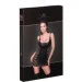    Noir Handmade F229 Powerwetlook dress with lace inserts - M (SX0098)
