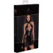    Noir Handmade F238 Short tulle dress with powerwetlook inserts - S (SX0127)