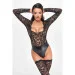  Noir Handmade F296 Psyche bodysuit of lace and wetlook - S (SX0213)