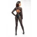    Noir Handmade F299 Enigma lace catsuit with underbust bodice - XL (SX0234)