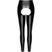  Noir Handmade F304 Taboo wetlook leggings with open crotch and bum - L (SX0263)