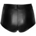    Noir Handmade F318 Wild crocodile printed wetlook shorts - L (SX0335)