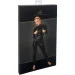    Noir Handmade F319 Caged wetlook catsuit with zippers and ring - L (SX0347)