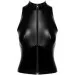   Noir Handmade F324 Glam wetlook top with vinyl corset - L (SX0377)