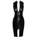    Noir Handmade F337 Powerwetlook midi dress - M (SX2048)