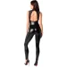    Noir Handmade F342 Powerwetlook and lace overall - L (SX1996)