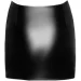  Noir Handmade F345 Powerwetlook skirt with garter - L (SX2134)