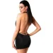    Noir Handmade F351 Shiny tulle mini dress - XXL (SX2102)