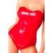  Noir Handmade F355 Red powerwetlook corset - M (SX2024)