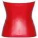  Noir Handmade F355 Red powerwetlook corset - M (SX2024)