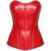  Noir Handmade F355 Red powerwetlook corset - M (SX2024)