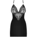 Obsessive       828-CHE-1 chemise & thong  S/M (SO7171-02)