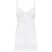 Obsessive  Amor Blanco underwire chemise & thong white S/M (SX1126-02)