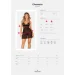 Obsessive   Chemeris babydoll & thong XL/2XL,    (SO9760-02)