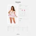Obsessive    Heavenlly babydoll & thong  M/L (SO8164-02)