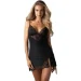 Obsessive  Lobellis chemise & thong, XS/S, ,  ,    (SX1020-02)