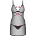 Obsessive  Novenes chemise & thong, M/L, , ,  ,    (SX0620-02)