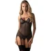 Obsessive  Novenes corset & thong, XS/S, ,  ,    (SX0613-02)