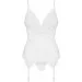   Obsessive 810-COR-2 corset & thong white L/XL (SO7159)