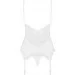   Obsessive 810-COR-2 corset & thong white L/XL (SO7159)