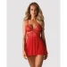   - Obsessive 838-BAB-3 babydoll & thong red L/XL (SX1120)