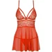   - Obsessive 838-BAB-3 babydoll & thong red L/XL (SX1120)
