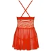  - Obsessive 838-BAB-3 babydoll & thong red L/XL (SX1120)