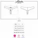   Obsessive Alabastra crotchless thong S/M (SO7196)