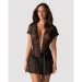  Obsessive Alluria peignoir & thong L/XL (SX1125)