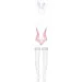   Obsessive Bunny suit 4 pcs costume pink S/M (SO7254)