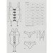   Obsessive Bunny suit 4 pcs costume pink S/M (SO7254)