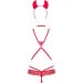 Obsessive Evilia teddy red L/XL (SO7707)