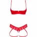 ˳    Obsessive Ingridia 2-pcs crotchless set XL/2XL (SO9033)