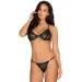  Obsessive Pantheria 2-pcs set black L/XL (SO7876)