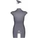   Obsessive Stewardess 3 pcs costume grey S/M (SO7308)