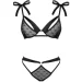 Obsessive    Obsessivia 2-pcs set black S/M (SO7297-02)