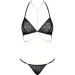 Obsessive    Pantheria 2-pcs set ,  black S/M (SO7875-02)