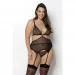   AMBERLY CORSET black 4XL/5XL - Passion (SO7051)