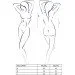    Passion Bes Corset 4XL/5XL, Black (PS1067)