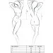   Passion Bes Corset 6XL/7XL, Black (PS1079)