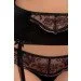        Passion Brida Set With Open Bra L/XL, Black (PS22722)