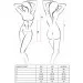   Passion Erotic Line Maddie Corset S/M, Black (EL12602)
