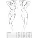  Passion Erotic Line Ofelia Set With Open Bra L/XL, White (EL13201)