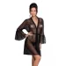 Passion   LOVELIA PEIGNOIR black S/M (SO4772-02)