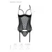 Passion  MARINA CORSET, XXL/XXXL, black,    (SO9731-02)