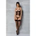 Passion  MARINA CORSET, XXL/XXXL, black,    (SO9731-02)