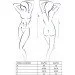     Passion Miracle Chemise 4XL/5XL, Black (PS1033)
