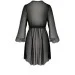  Passion AMBERLY PEIGNOIR black S/M (SX0462)