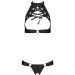     - Passion Malwia Set with Open Bra black L/XL:      (SO5768)