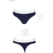 Passion  - PS007 PANTIES XL, navy blue (SO4254-02)